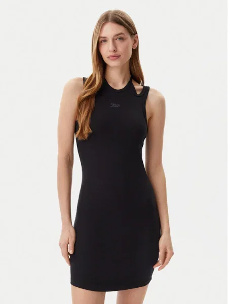 Tommy Jeans Ежедневна рокля черен