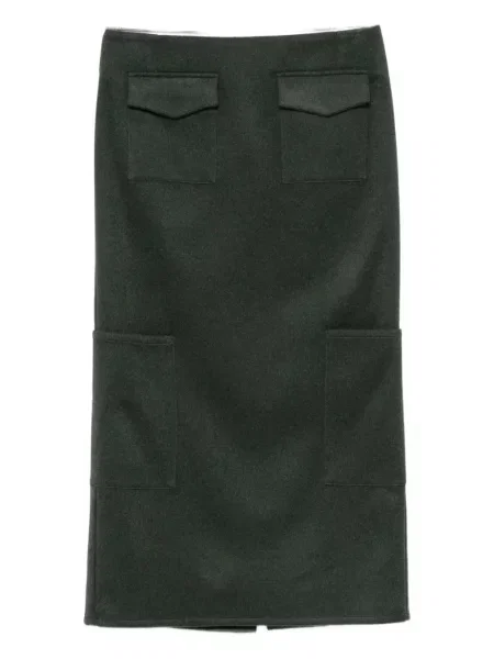 Spódnica midi Alfie do kolan zielona