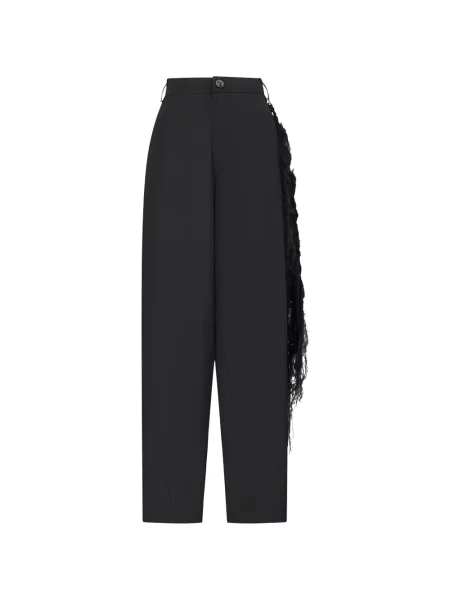 Pantaloni Darkpark de lână negru
