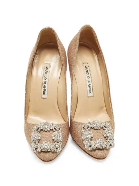 Pantofi cu toc Manolo Blahnik roz
