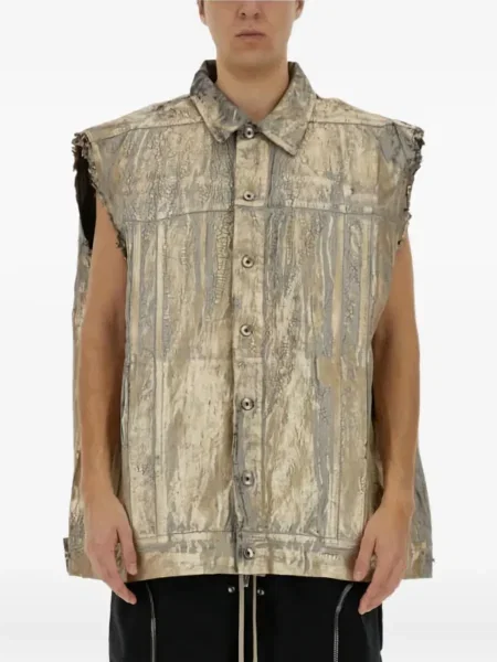 Vestă Rick Owens Drkshdw auriu