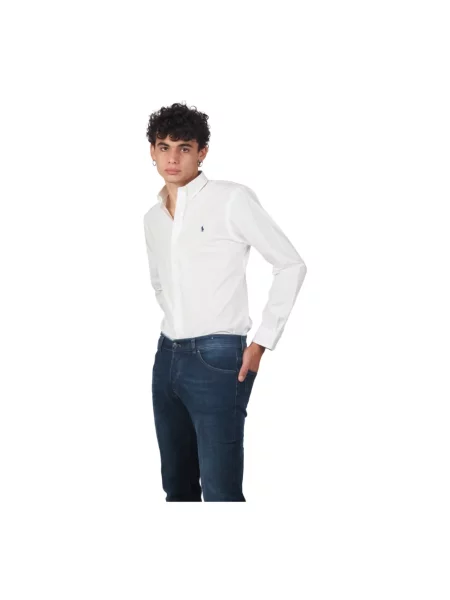 Koszula Ralph Lauren ze stretchu biała