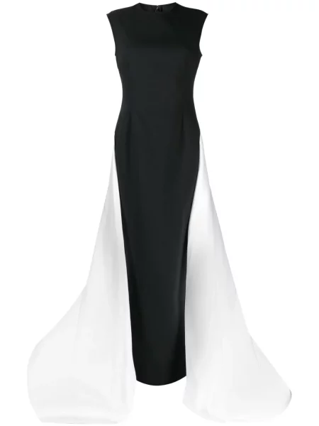 Rochie fără mâneci Solace London fără mâneci de costum negru