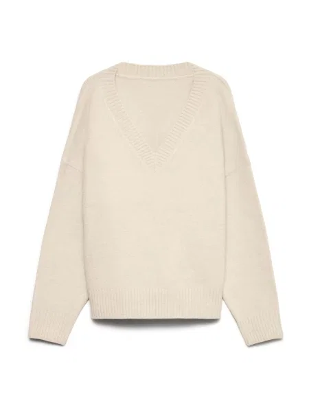 VERO MODA Pulover VMSIF deschis bej