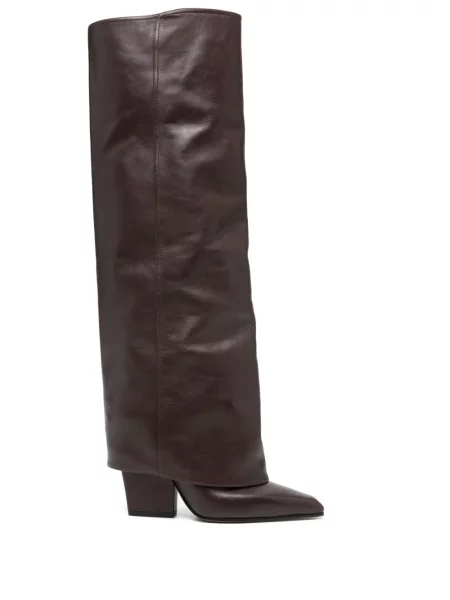 Botine Paris Texas din piele maro