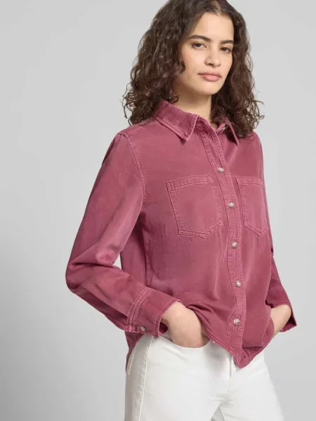 Bluzka jeansowa o kroju regular fit z czystej Model SILLA' Only