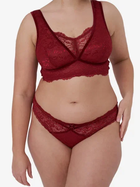 SugarShape Tanga Eliana burgundy roșu