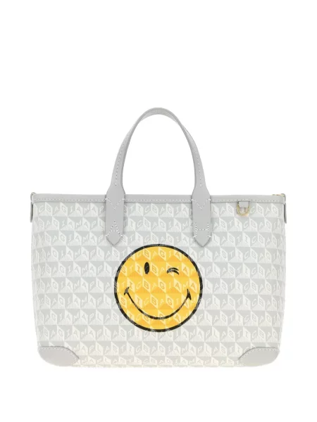 Grafic geantă Anya Hindmarch gri