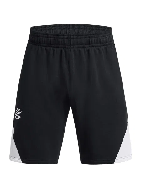 UNDER ARMOUR Sportske hlače Curry Splash crna bijela