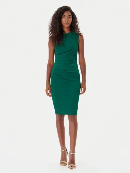 Rinascimento Rochie cocktail verde