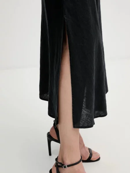 Макси платье Dkny клеш черное