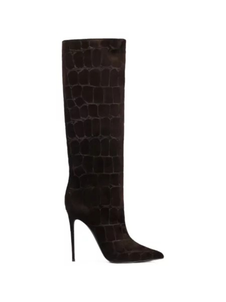 Botine Le Silla din piele de căprioară maro