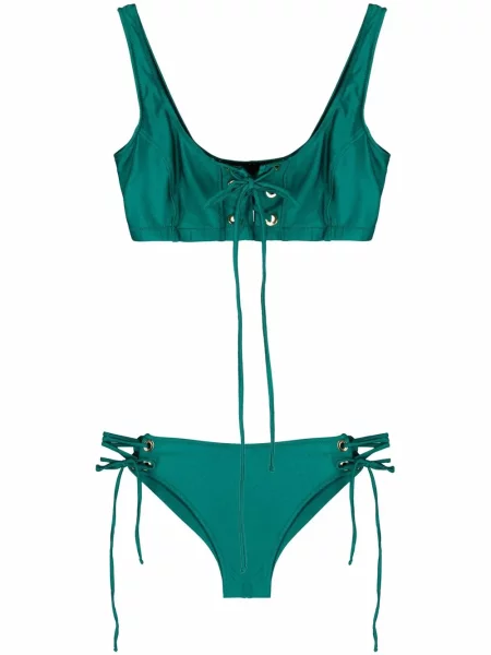 Bikini Noire Swimwear na ramiączkach zielony