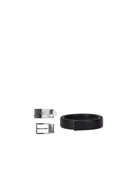 Pasek Emporio Armani czarny