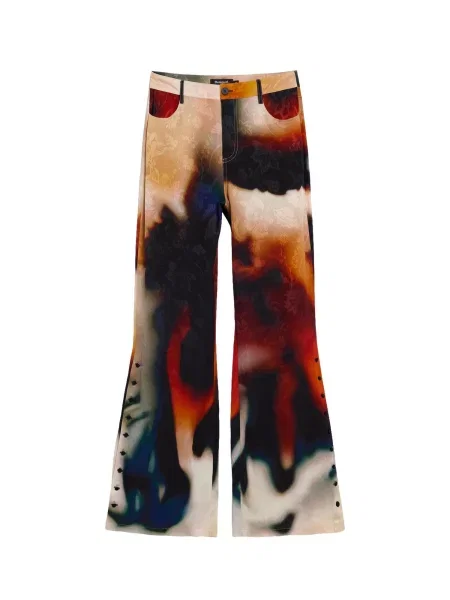 Desigual Pantaloni mai multe culori negru