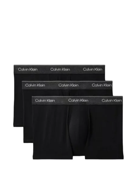 Boxeri Calvin Klein Underwear cu autograf negru