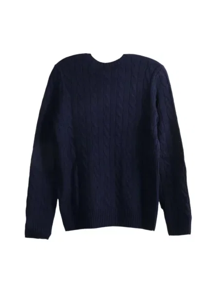 Sweter Polo Ralph Lauren wełniany niebieski