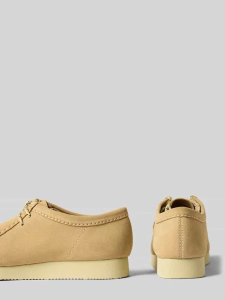 Loafersy z wytłoczonym napisem model Wallabee' Clarks