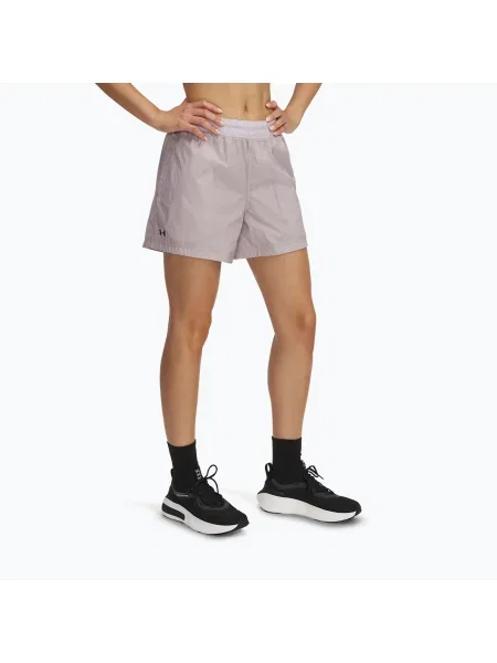 Pantaloni scurți Under Armour pentru femei Rival Woven gri dawn/negru negru