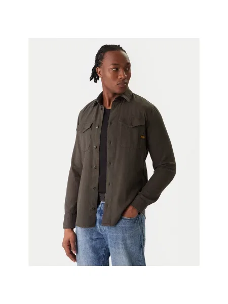 G-Star Raw Košulja Marine Slim Fit siva