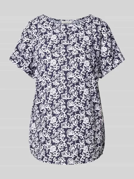 T-shirt o kroju relaxed fit z czystej Christian Berg Woman