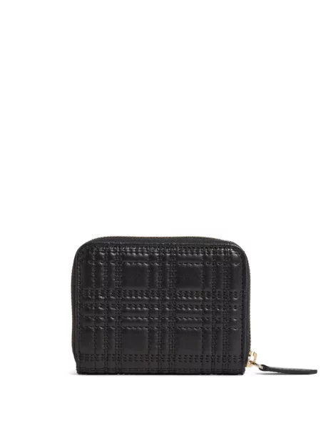 Portofel Dsquared2 din piele cu autograf negru