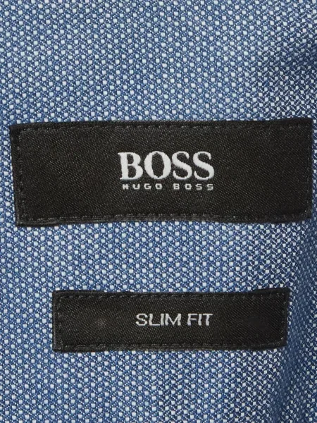Kockás ing Boss nyomtatás kék