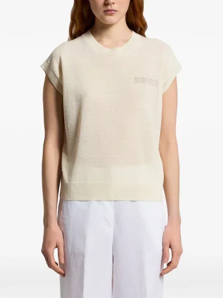 Top Peserico tricotate galben