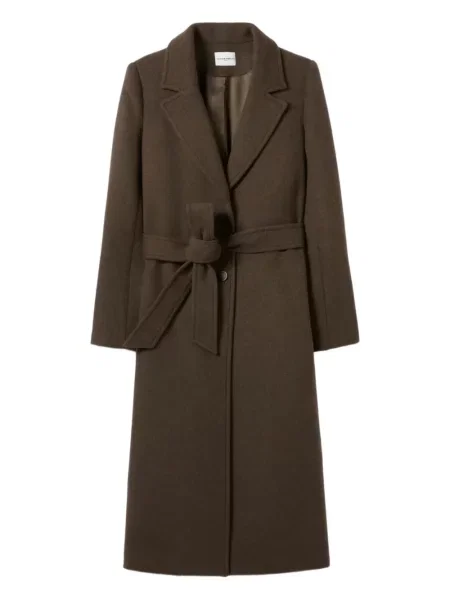 Palton Claudie Pierlot de lână verde