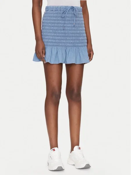 Tommy Jeans Мини пола син