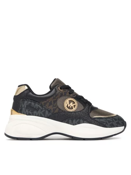 Sneakersy MICHAEL Michael Kors Zuma Tmavě hnědá