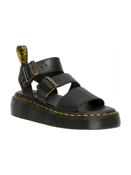 Sandały Dr. Martens na platformie czarne