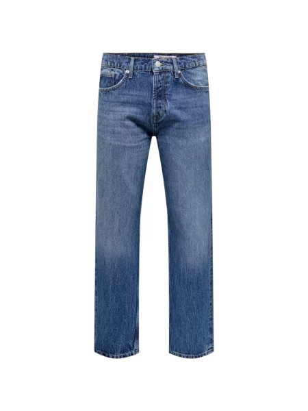 Traperice ravnih nogavica Only & Sons plava