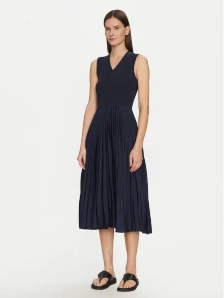 BOSS Rochie de zi Farara Bleumarin negru