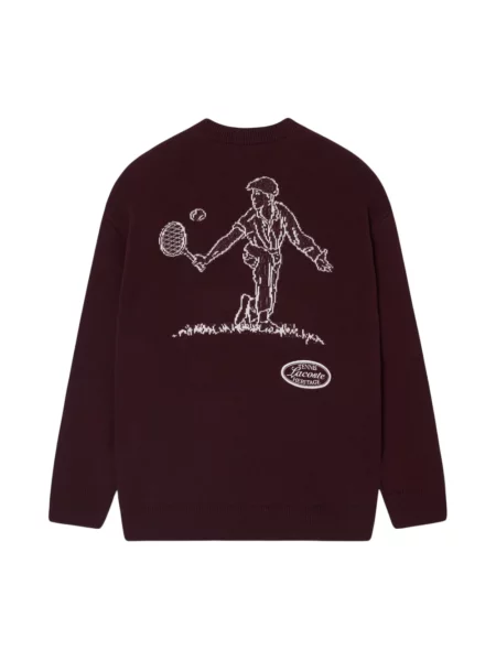 Sweter Lacoste biały