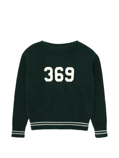 Sweter Fortela wełniany zielony