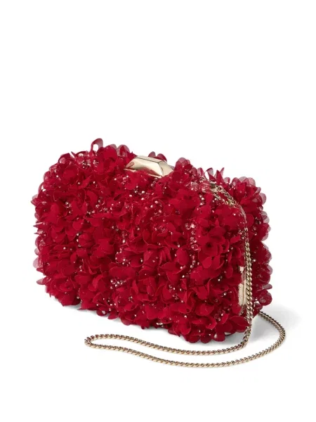 Gėlėta delninukė Jimmy Choo raudona