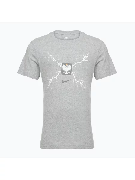Tricou de fotbal pentru bărbați Nike Graphic Poland dark grey heather gri