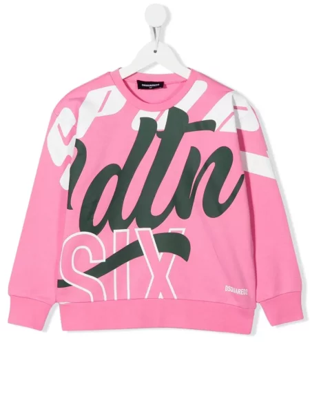 Bluza dziecięca Dsquared2 różowa