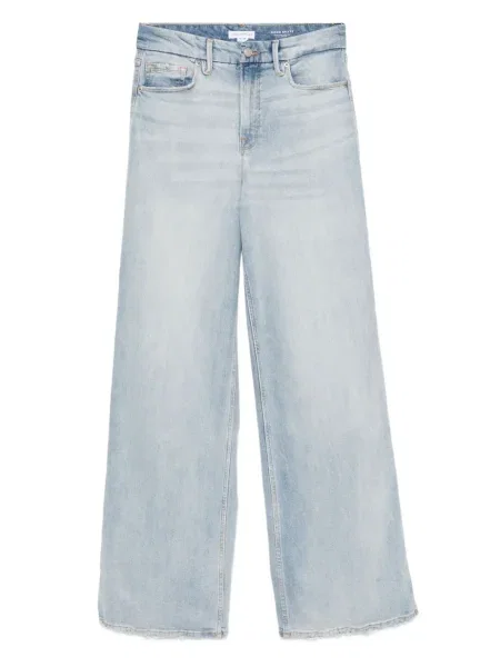 Jeansy Good American niebieskie