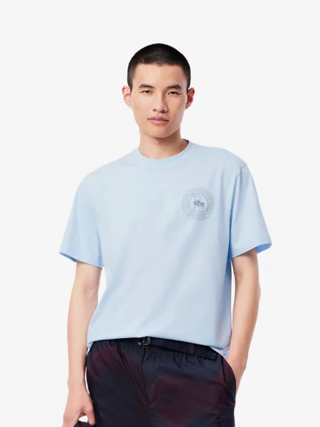 Футболка Lacoste блакитна