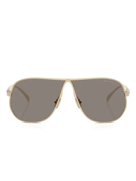 Ochelari de soare Miu Miu Eyewear auriu