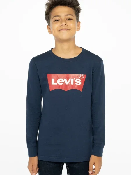 LEVI'S Tricou bleumarin / roșu alb