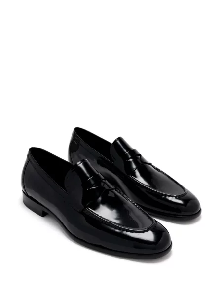 Pantofi loafer Magnanni din piele negru