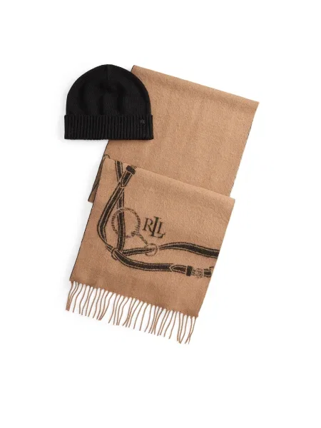 Fular Ralph Lauren de lână bej