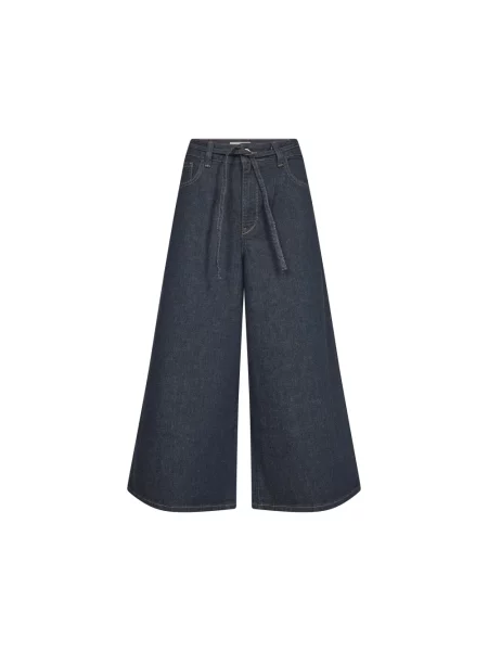 Szerokie jeansy Mos Mosh niebieskie