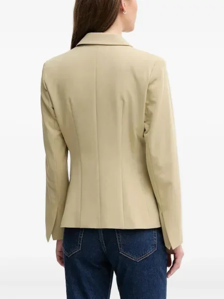 Sacou Sisley cu rever verde