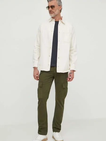 Alpha Industries spodnie Agent Pant proste zielony