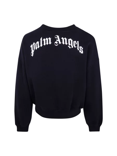Sweter Palm Angels z logo czarny
