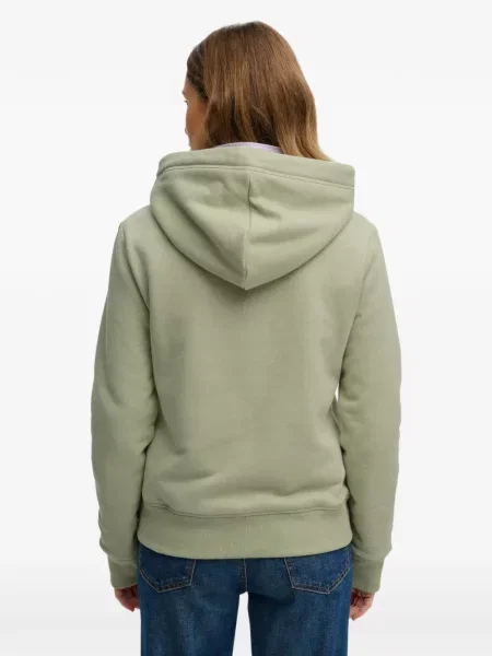 Mikina s kapucňou Superdry zelená
